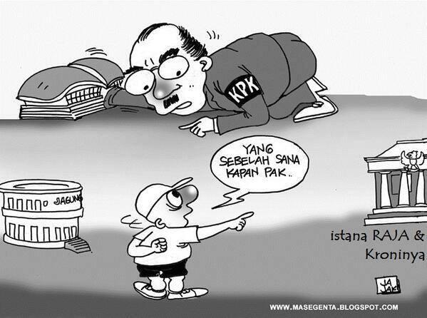 Irfansubhans's tweet photo. Yang sebelah sana kapan pak @KPK_RI ? http://t.co/4jDRn1r5Ga