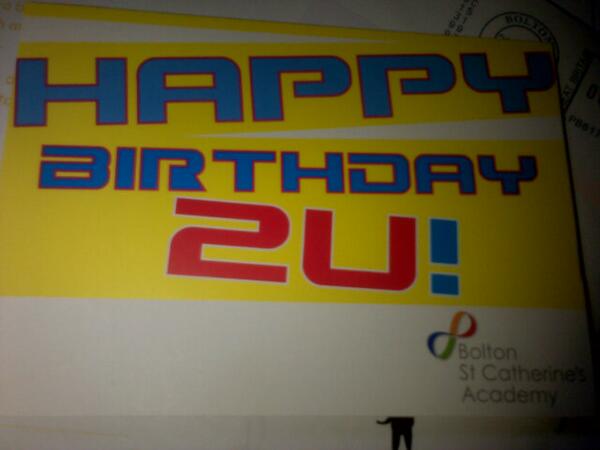 Jessyedwardsx's tweet photo. Got a birthday card of school, aw I get one every year x http://t.co/GP9nydHJde