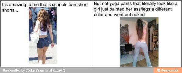 Prettyboy_Cliff's tweet image. Seriously schools do need to ban yoga pants. #ImForIt