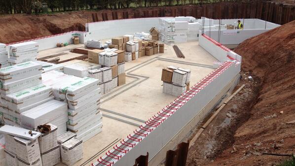 JonathanH_Arch's tweet image. Basement taking shape, its going to be big!