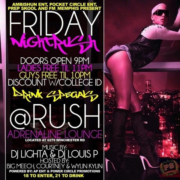 FM_Memphis's tweet photo. #FridayNightRush .. HOTTEST MC's IN THE CITY! @CourtneyCtheMan @Wylin_Kylin @MitriSoCrazy!! STARTING MAY 31st! http://t.co/E7JUg8AJ1p”