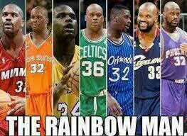 sonipicks10's tweet photo. Shaq en su paso por los distintos equipos: http://t.co/1Pnaxyk5HC