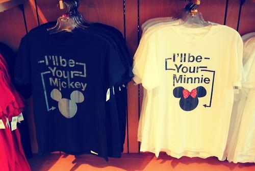 DisneyGAG's tweet photo. You know you want this Disney couple T-shirts. He will be your Mickey and you will be his Minnie! http://t.co/byWdsngtw7