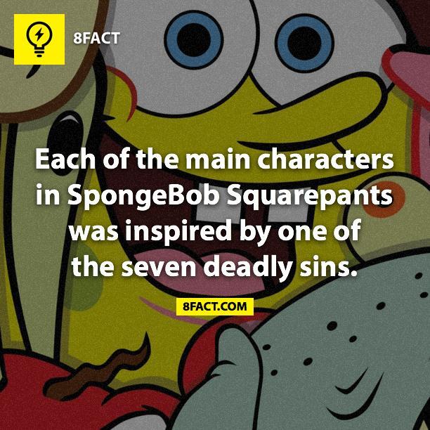 spongebob main characters 7 deadly sins