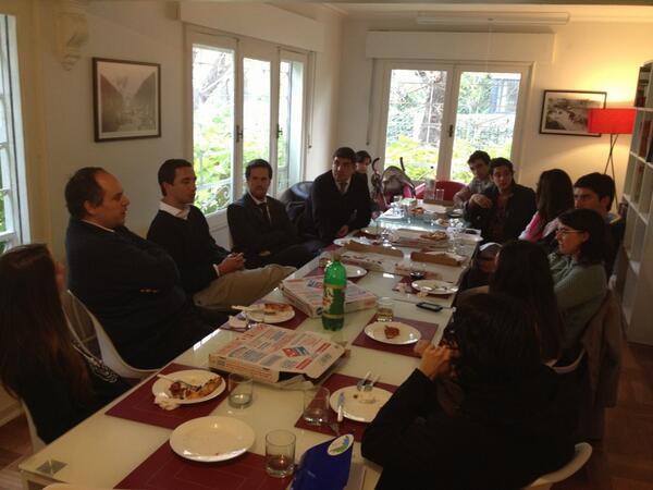 dnodleman's tweet photo. Jornada de reflexión con @JCJobet en @evopoli http://t.co/VW4ToLK4Gv