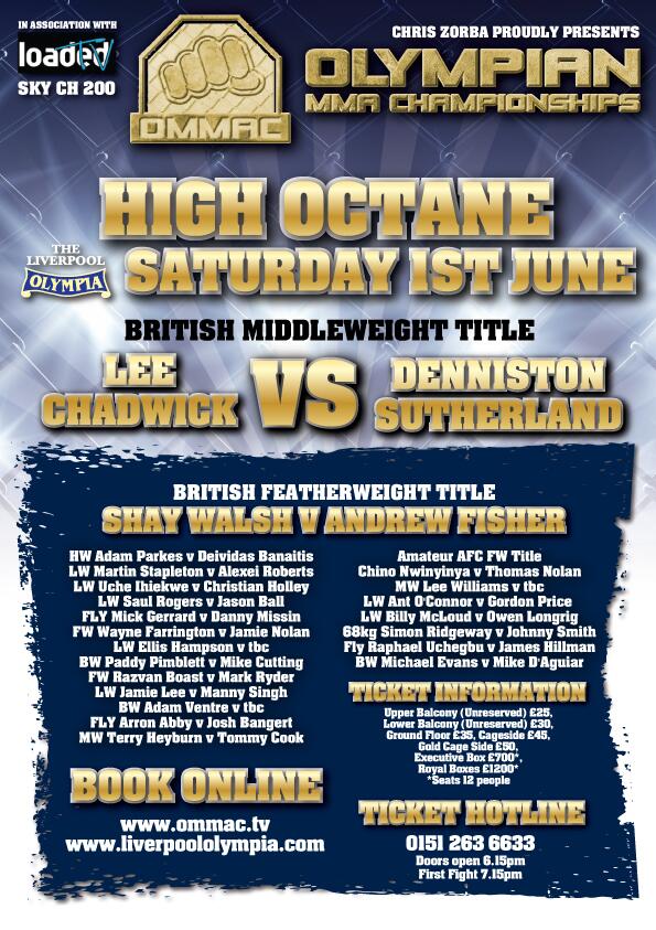 L1MMAShows's tweet photo. TICKETS FOR @Ommac 17 with @loaded_tv - 1st JUNE - DO NOT MISS THIS - CONTACT US FOR TICKETS..... http://t.co/9CqzrPHEtg