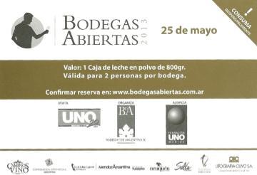 TyanTuristico's tweet photo. Bodegas Abiertas-Tunuyan te espera! Recorrido por una bodega con degustacion http://t.co/xmvis8jNP4