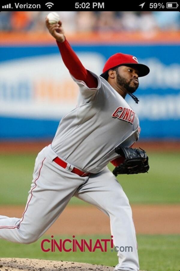 meganwhitmire's tweet image. Johnny Cueto's man boobs. #kidding #pitcherproblems