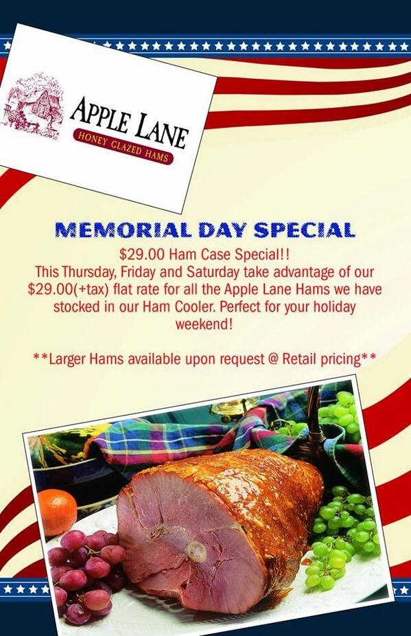 Check out our Memorial Day Special! #hamsonsale