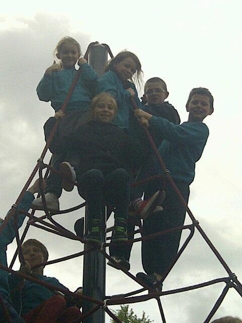 KPPSchool's tweet photo. The children are on a high, literally! http://t.co/qEphi16JjF