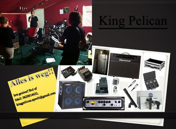 Stop! Er is ingebroken in onze oefenruimte!