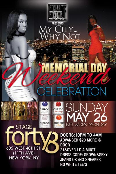 ALLCITYLIVE's tweet photo. 5/26 #MDW #Stage48 Adv Tix $20 @DJJOHNNYHANSUM @DJKINGKAUSO #GoHardOrGoHome #nycparties http://t.co/dhIYCzsspY
