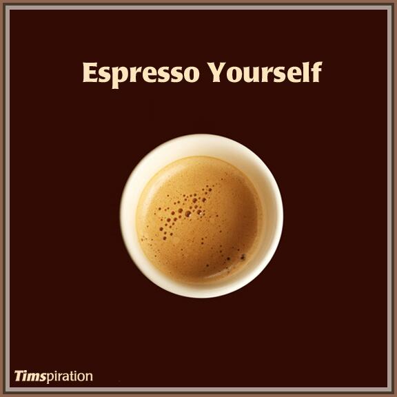 Just be you!  #Timspiration