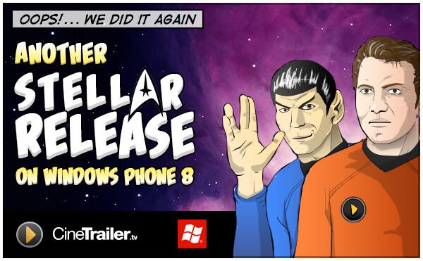 CineTrailer's tweet photo. New CineTrailer v2.0 for Windows Phone 8 available on the Official Windows Phone Store - http://t.co/p3kcBKlVzO #wp8 http://t.co/ZzBa7PJ0UU