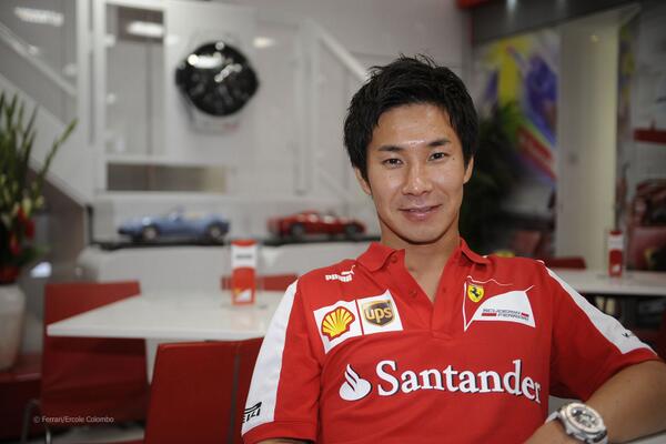 Ferrari seat for Kamui Kobayashi 小林可夢偉 soon? 2014? 2015?The Works ferrari GT3 driver spotted at monaco GP #Hope #KOBA