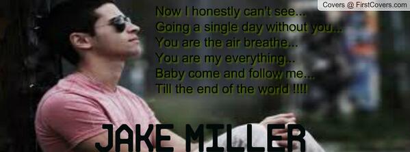 PrettyGirlJay20's tweet photo. @jakemillermusic <3 u plz reply bak 2 me anytime soooon :( #1 biggest fan http://t.co/X3i3TWokIZ