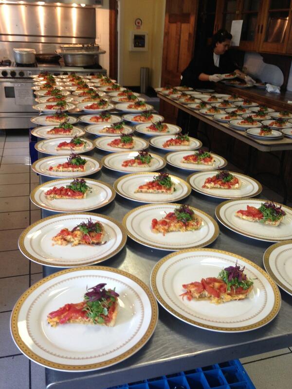 CorcoranCaterer's tweet photo. Plating up first course for a lovely wedding tonight! http://t.co/Sa90UQhbUt
