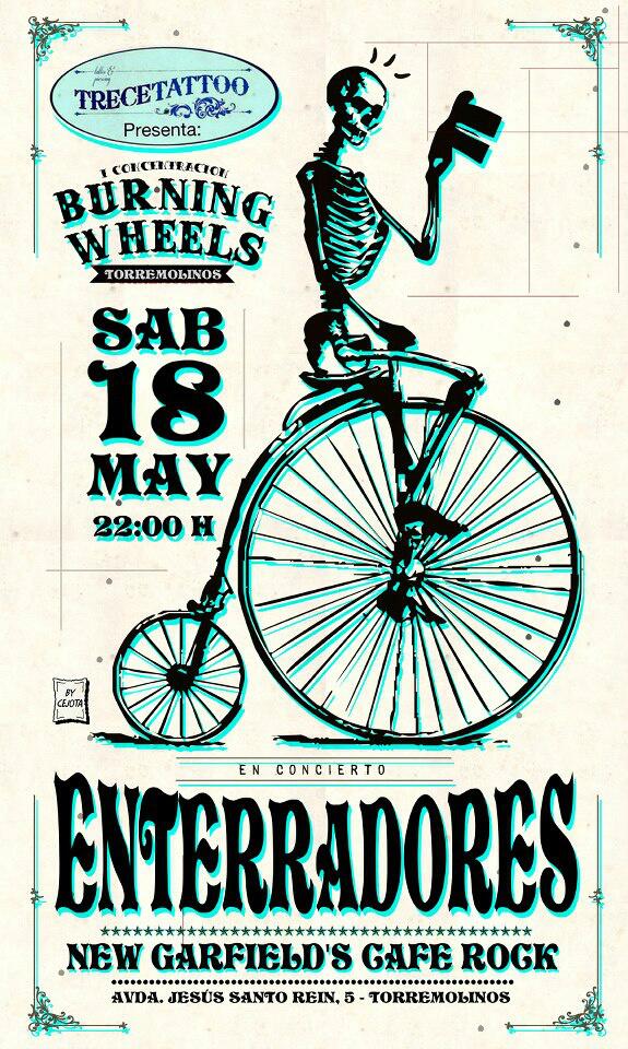 ENTERRADORESS's tweet image. Cartel del concierto del día 18 en Torremolinos