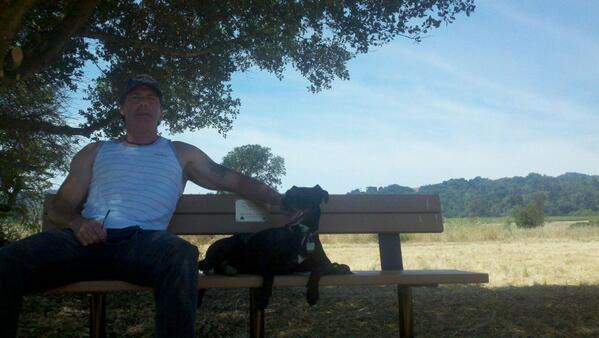 Luckydog414's tweet photo. Woof! Look at me! #alstondogpark #napa #bottlerocknapa weed end http://t.co/jeyLnLQ0B8