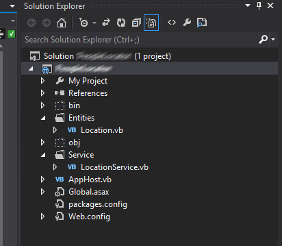 lukaszgasior's tweet image. this is all you need to run REST service with #ServiceStack :)