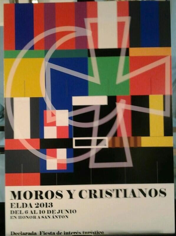 MorosdeElda's tweet photo. Cartel anunciador Moros Y Cristianos 2013 #GalaMyC2013 de Cristina García Colomina http://t.co/S78L40aqRF