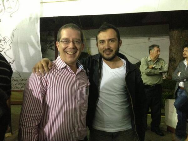 Con @jenarovillamil en la #FILAzcapotzalco. #FB