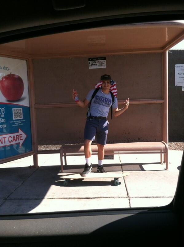 YoungUglyyy's tweet photo. Hipsters gone wild #usa #hashtagsaturday #faggot #queerbate #busstop #america http://t.co/SG926LIt3x