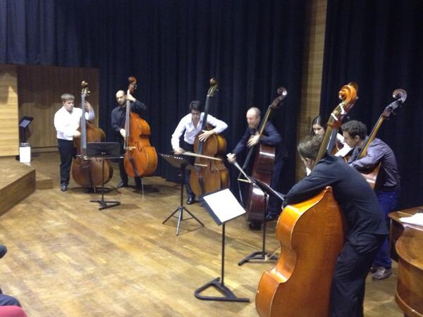 arbritos's tweet photo. Seminario de contrabajo de la Orquesta Juvenil del SODRE http://t.co/cq7jHBTC6j