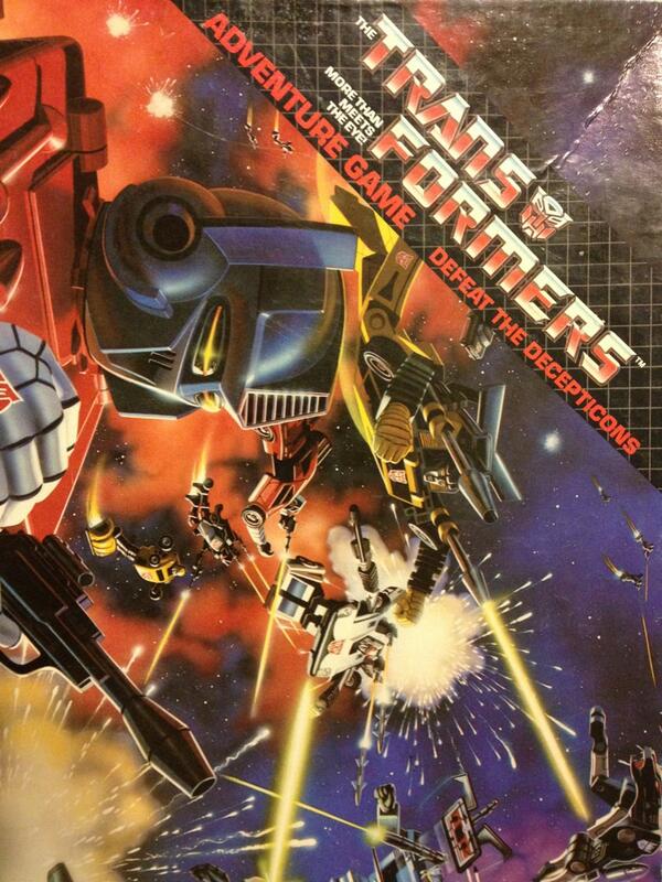 BoardGameJerry's tweet photo. Picked up a new Transformer game from 1984. #morethanmeetstheeye http://t.co/0nM8qmy8qc