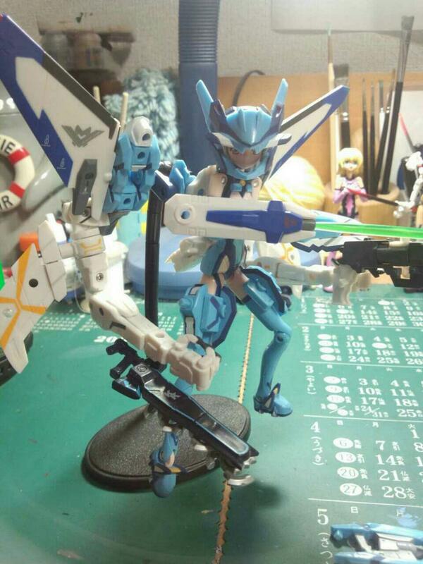 blue_KDK's tweet photo. 凉音ナミさんのSSにもでている「ユーリ」ことうちのラプティアス。
SSに出演させて頂いたときの武装は、エアドミナンスを意識して武装していました http://t.co/NoTE4cP5eO