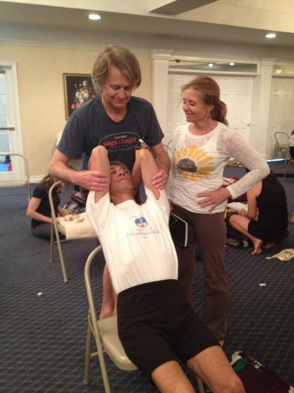 Teachers Craig, Kila, and Denise at the iynaus convention! #iyengar2013