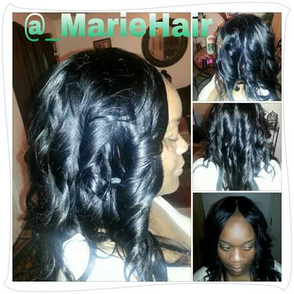 _MarieHair's tweet photo. Sew in with sewed invisible part http://t.co/TXHa6leOw0