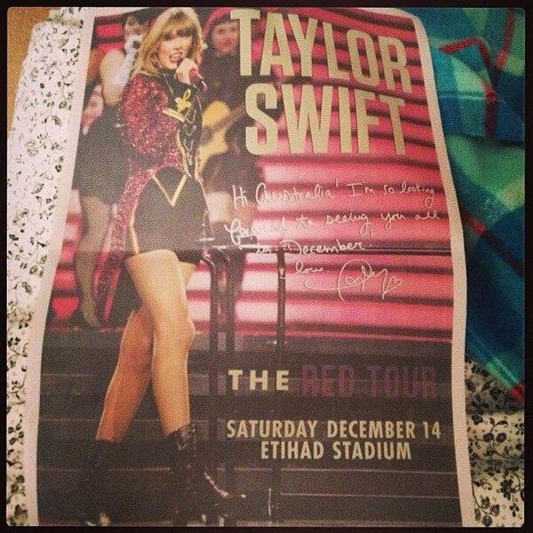 Taylor Swift News On Twitter The Red Tour Poster That Was