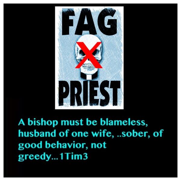 PriestsRapeBoys's tweet image. "@news_va_en Questions of Faith: Why don’t priests marry?
§RV rv.va/RRerR3"
#unscriptural #heresy #fags