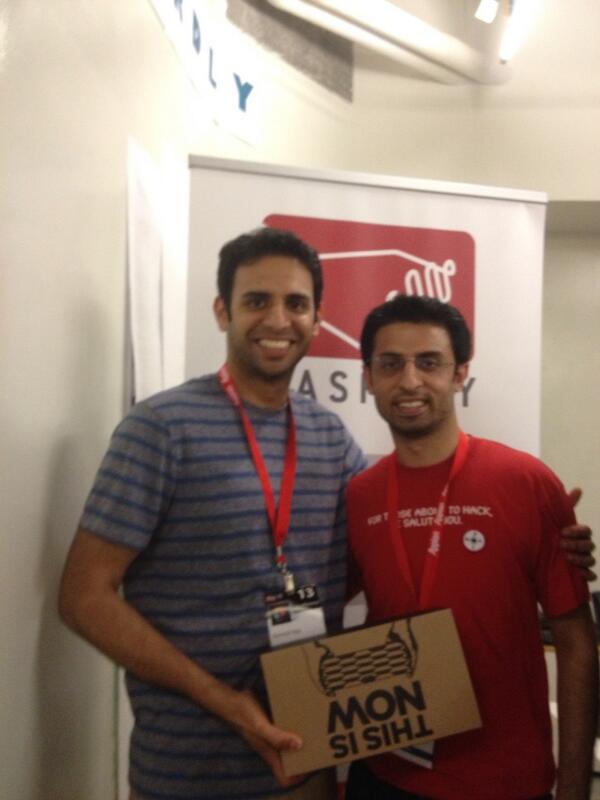amit's tweet image. Congratulations Ramesh (KBaM) - winner of Best app built using @Mashery API network w/ @Aetna Carepass API #MoDevHack