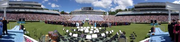 Ollie_Rose's tweet photo. #firsttweet “@SteveCase: Closing my commencement speech at #UNC2013 by taking a photo of the audience. Congrats #UNC http://t.co/a5RrxRcI2g”