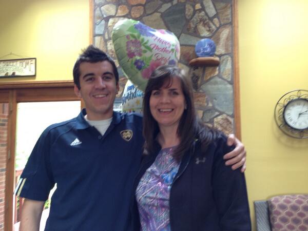 Happy Mother's Day and happy birthday to the best mom ever!