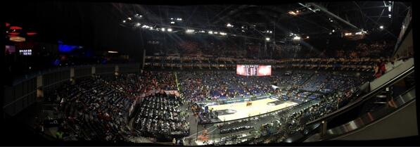 JoshVLB's tweet image. #360 view for you.#EuroleaugeFinal This is going to be a good one! Olympiakos vs Real Madrid #whoisup @eyeofthefan