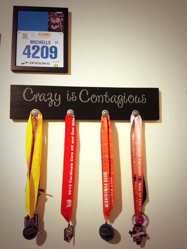 ChelleCal's tweet photo. Had to expand the hardware holder #crazyiscontagious #runnergirl http://t.co/pjRip22eVD
