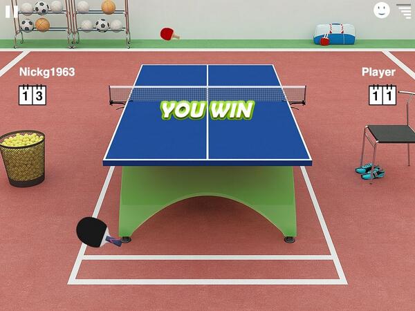 floatstore's tweet image. Recommend! Virtual Table Tennis 3, support real-time multiplayer. iPad download: bit.ly/l8PIpn