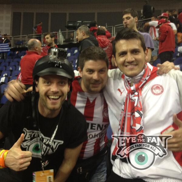 theinsiderF4's tweet image. The best part of being The Eye of the Fan is the celebrations! #whoisup #Olympiacos