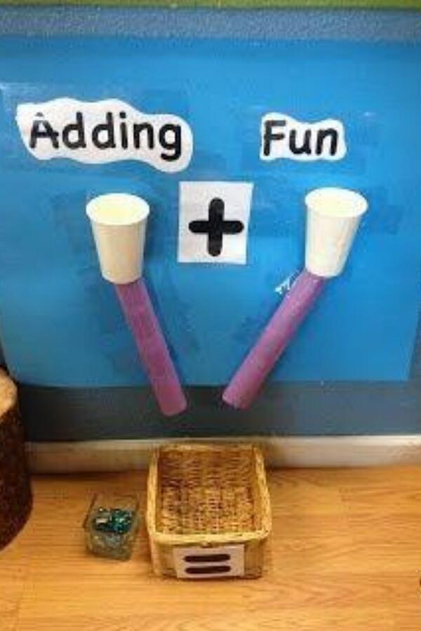 Eliseantoniolli's tweet photo. Brilliant way to teach addition to the you get kids - use materials as simple as marbles #ACUedu_452 http://t.co/nIeEx8rQMP
