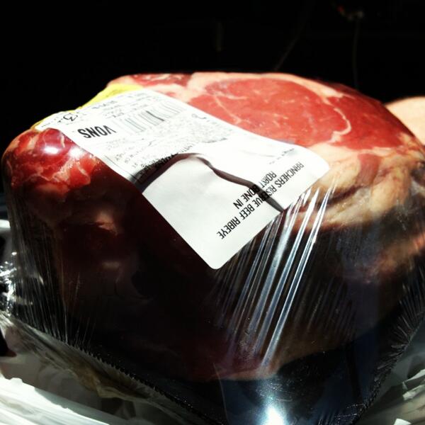 2xchrome's tweet photo. Stage 1 3.67 lb ribeye http://t.co/QSoGM1vQOn