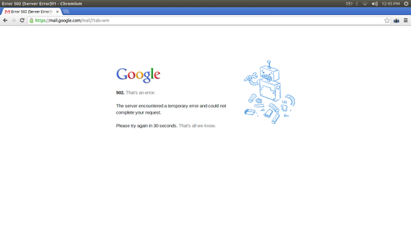 baladpi's tweet image. #502Error Problem with #Gmail