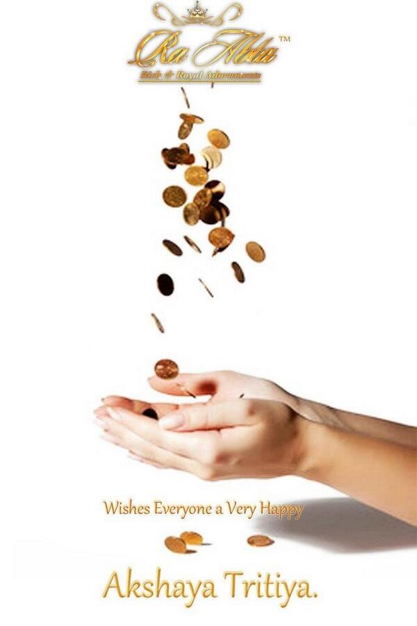 Ra_Abta's tweet photo. Happy &amp; prosperous Akshaya Tritiya :) http://t.co/88R4fVU4l3