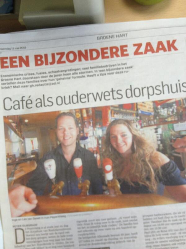 Bonaker en horecaondernemer Lex van der Geest <a href="/spider167/">Lex van der Geest</a> vandaag in AD Groene Hart!