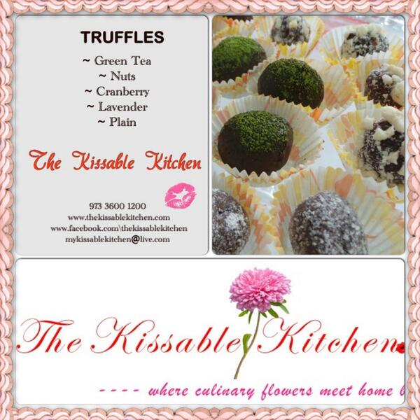 kissablekitchen's tweet photo. #Bahrain #bh Truffles in various flavors http://t.co/nVGM6pfGeG