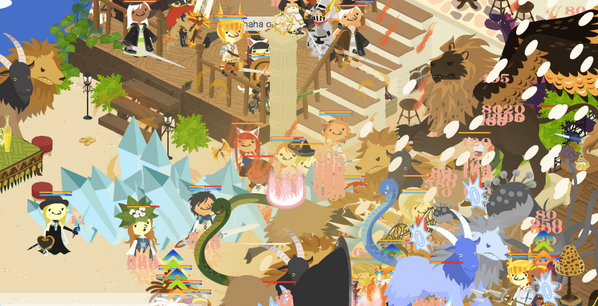 MirrorRealms's tweet photo. Our picture from weekly Massive Monster Hunt - meaning massive lag, massive fights.. ;) Here, one of the Vapulas http://t.co/jiOO45HnBj