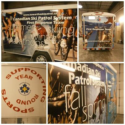 Vehicle_Wrap's tweet photo. Kawartha Ski Patrol trailor wrap http://t.co/9krIDLi3lV