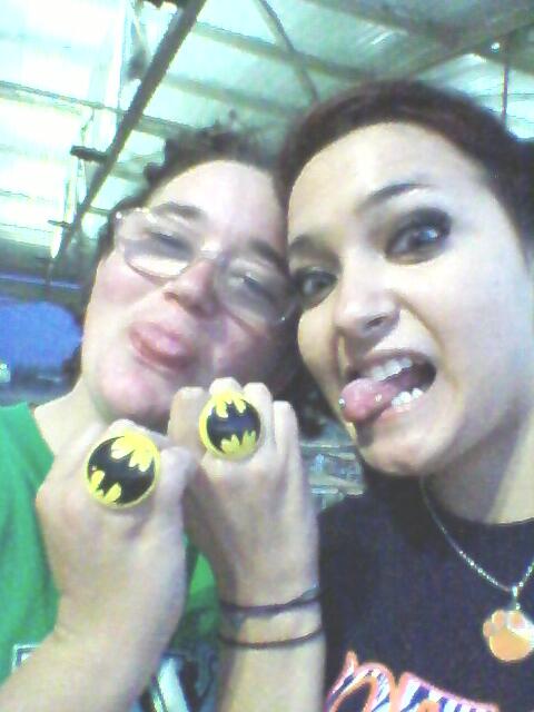 MissHighsmith's tweet photo. Batman rings!!! #crazylooking. http://t.co/jCFNC35ARn